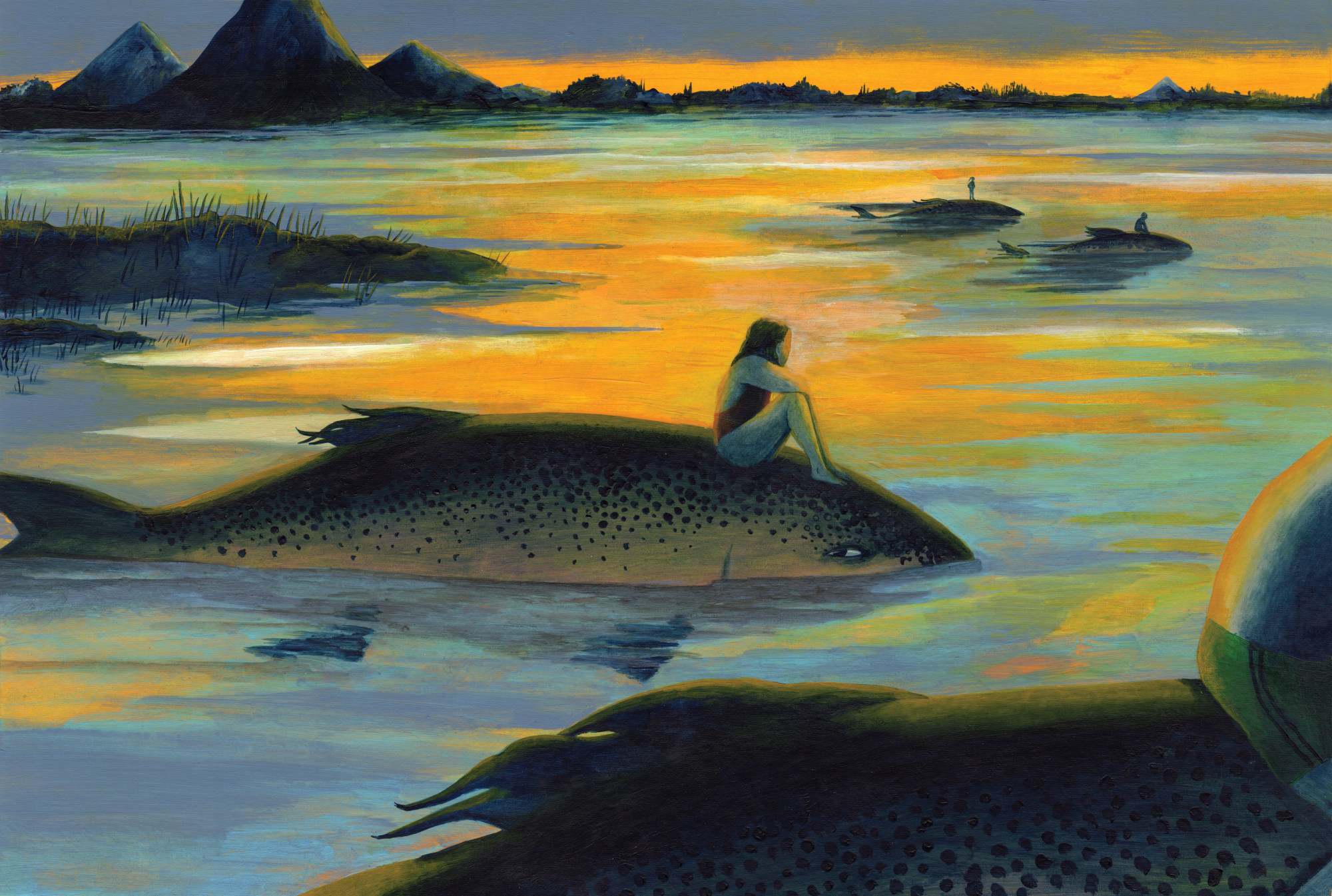 Il fiume scorre
